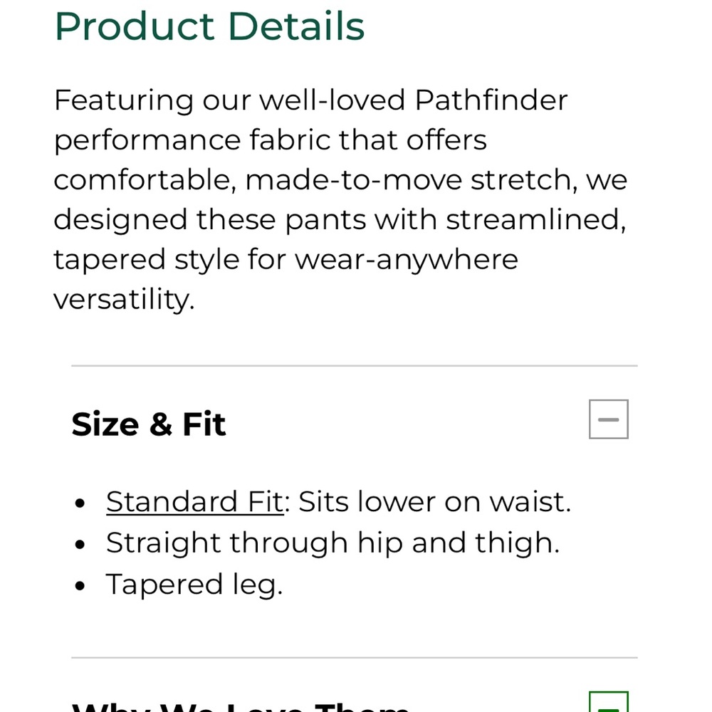 NWOT L.L. Bean Pathfinder Ripstop Adventure Pants - Picture 6 of 12